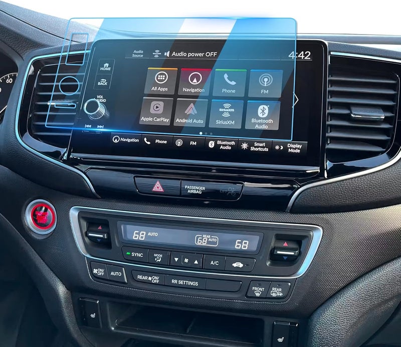 LFOTPP For 2026 Honda Ridgeline Screen Protector - 2024~2025 2026 Ridgeline (Sport/RTL/RTL-E/Black Edition) 9 inch Touchscreen [ClarityHD+] Ridgeline Accessories Anti Fingerprint 9H Hardness Tempered Glass* - Image 1